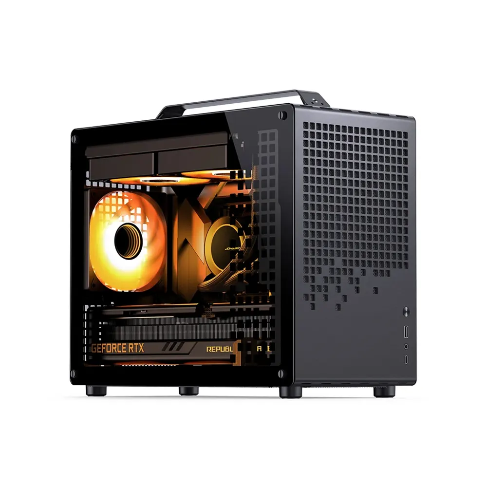 Hình ảnh Vỏ Case Jonsbo Z20 Màu Đen (Mid Tower, Micro-ATX, Kính cường lực, Thiết kế nhỏ gọn)