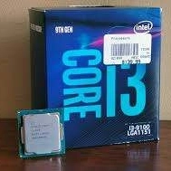 CPU intel core i3 9100F  New