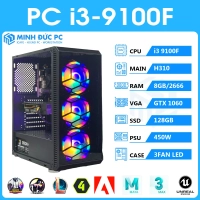 PC GAMING I3 9100F | RAM 8GB | VGA GTX 1060 3GB