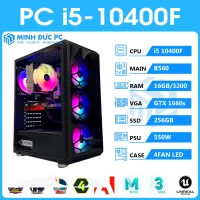 PC i5 10400F | 16GB RAM | VGA GTX 1660s | SSD 256GB | MAIN B560
