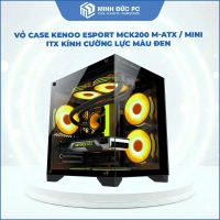 Vỏ Case KENOO ESPORT MCK200 M-ATX / Mini ITX Kính Cường Lực Màu Đen