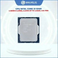 CPU Intel Core i3-13100 (4 Nhân 8 Luồng, 3.4GHz Up to 4.5GHz, LGA 1700)