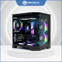 Vỏ Case Xigmatek Cubi M NANO Black (mATX/Mid Tower/Kính vát góc)