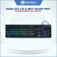 Bàn phím giả cơ G-NET GK300 Pro LED Rainbow Full Size USB