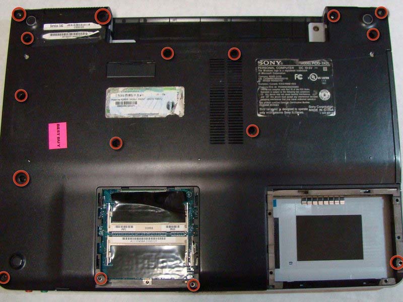 huong-dan-cach-thay-ban-phim-laptop-sony-vaio-vgn-fs640-h8
