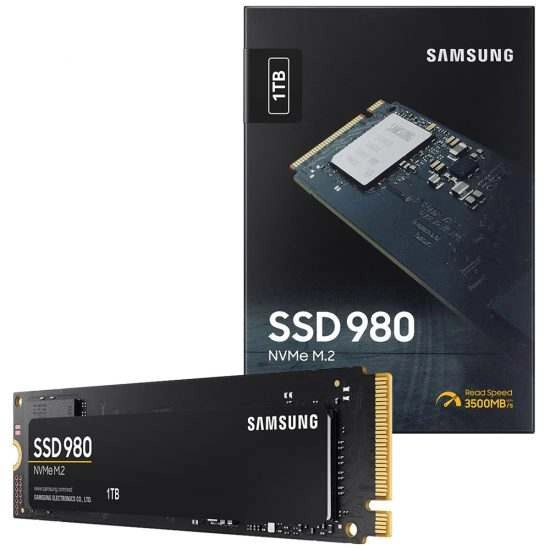 SSD Samsung 980 1TB PCIe NVMe 3.0x4